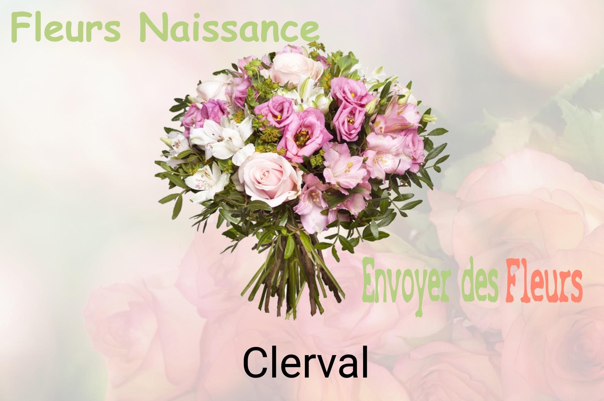 Bouquet de fleurs de naissance livré à Clerval